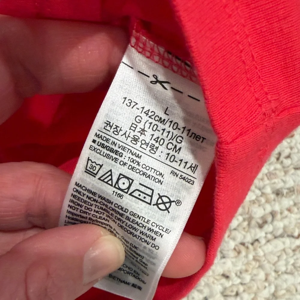 Gap Kids Red Sleeveless Size Large/10
